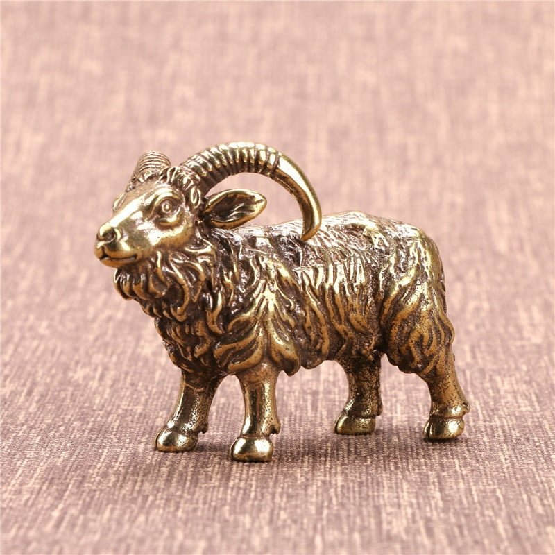 copper goat ornaments (4)