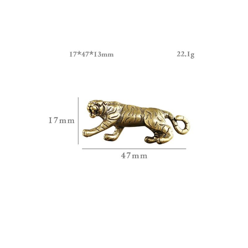 brass tiger figurines miniatures (2)