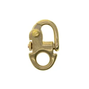 Solid Brass Sweden Snap Pull Lock Carabiner Hook Quick Release Key Chain Fob EDC Tools & Brass Collectibles