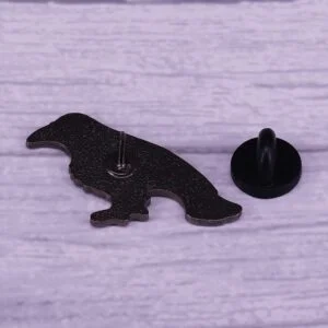 Metal Bird Odin Viking Art Raven Enamel Pin Brooch Badge Celtik Knot Badge Lapel Pin School Bag Badges Collectibles Ornament Miniature DIY Craft Gift